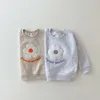 2023 Automne Corée Baby Boy Girl Clothes Set Born Born Infant Tenues à manches longues Enfants Sweatshirt décontracté Pantal