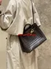Borse da donna andino borse designer botteg venetas borse in ottone in metallo fibbia intrecciata da donna sacca da donna b versatile strato superiore alla moda topphide in grande capacità di borsa hbp1