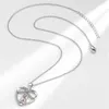 Pendant Necklaces Dainty Endless Love Mother And Daughter Necklace For Women Exquisite Heart Shaped Clavicle Chain Mother's Day Gift