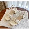 Kleiderschuhe Frauen elegante Keile Sandalen Sommerpumpen Plattform Sandalen Römische Kristall Peep Zehen Sandali Donna Eleganti