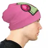 Bérets Casual Mignon Invader Zim Bonnet Bonnet Tricoté Accessoires Hiver Chaud Et Gir Skullies Bonnets Pour Hommes