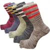 5 paires Toe Sport Chaussettes courtes colorées Compression à rayures Colorties Bélo