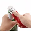 Openers Bartender Bottle Opener Beer Speed Rubber Coated Stainless Steel 7 Inch Drop Delivery Home Garden Kitchen Dining Bar Dhnel