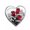 Autres fournitures de fête festives en forme de coeur Rose Saint Valentin Cadeau Pièces commémoratives en métal 52 langues Je t'aime Médaille Challen DH807