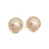 Back Amorita Boutique Vintage Pearl Clip Earrings Classic Stud Earrings for Lady Girl Daughter Gift Smal örhängen Tillbehör