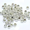 500pcs lot Silver Plated Round Ball Alloy Beads Spacer Beads For Jewelry Making Accessories DIY 3 4 5 6 8mm2562