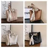 Large Capacity Travel Hand Bag Letter Print Women's Tote Bag Lady Solid Color Shopper Bag Women Pu Leather Shoulder Handbag Set FMT-4157