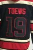 Maillots de hockey Old Time Blackhawks de qualité supérieure, 19 Jonathan Toews, pull à capuche, veste d'hiver, commande mixte