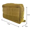 Förpackar Military Molle Pouch Tactical Belt Midje utomhus Sport Vattentät telefonpåse Cykel EDC Tool Pocket Hunting Fanny Pack