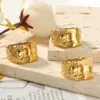 Vintage esqueleto crânio anel de casamento para mulheres gótico cor ouro aço inoxidável jóias bonito acessórios presentes aniversário 231220