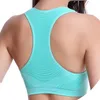 Yoga-outfit Dames Ademende sportbeha Absorbeert zweet Schokbestendig gewatteerd Gym Running Fitnesslaag Naadloos topondergoed