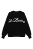 Herrtröjor Autumn Winter Logo Knit Mens Män kvinnor Black Sign Crewneck tröja tröjor