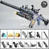 M416 Pistole giocattolo per giocattoli per fucili Electric Automatic Bullets Sniper Armas con tamburo per adulti Boys Birthday Gifts Prop