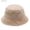 Wide Brim Hats Bucket Hats 2022 New Fisherman Hat Vintage Denim Bucket Hats Outdoor Men Women Washed Cotton Panama Hat Fashion Hip Hop Gorros Bob HatL231221