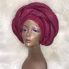 Turban Cap Size Big Size Mulheres Turbano Cap para Chapéus Africanos Gele Turbano Nigeriano Vendendo Auto Gele 231220