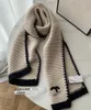 Women's Brand Cashmere Scarves Thick Warm Shawl Black white Wool Scarf Autumn and Winter