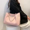 Çok moda düz renkli omuz kadın çanta bayanlar için gündelik alışveriş çanta basit kadın seyahat tote paketi bolsos