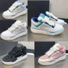 Designer Sneakers Ma-1 Two Color Shoes Calf Leather Sneakers Flat Rubber Sole Print Shoes Lace-up Sneakers with box 503