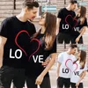 Men's T Shirts Love Heart Printing Mens Womens Valentine's Day Couple Wedding Gifts Couples Unisex Lovers Clothes