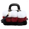 Sacs de soirée sac à main en peluche hiver