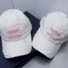 Tasarımcı Celina şapka kapağı Yeni yıkanmış pamuklu delikli beyzbol şapkası zafer kemeri yapımı eski ördek bıçağı kapağı rahat ve çok yönlü yüz küçük kalabalık güneşlik şapkası