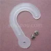 Heel-grote plastic headerhaken 84 mm met klinknagels stof lederen staalsemonster hoofdhanger gigantische hangende j-hook beveiligde displ230J