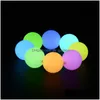 Autres perles de sile fluorescentes rondes de 12 mm BPA lumineuses en vrac pour bricolage bébé collier de dentition sucette chaîne bracelets goutte Deli Dhgarden Dhlvi