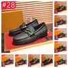 40 Modelo Luxury Mens Tassel Loafer Zapatos de diseño de cuero genuino TIPOS CROCODILES Casco Compañero Slip-On Wedding Farty Zapatos para hombres