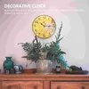 Relógios de parede Relógio Vintage Sun Movimento Relógio Pendurado Ornamento Número de Casa para Escritório Pingente