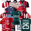 Fani TOPS TEES 2023 2024 Chivas CD Guadalajara Soccer Jerseys Avega Ibrizuela Egutierrez Ccalderon Azaldivar Alvarado Fbeltran Jmacias 22 23 24 Football Men Women A A