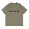 Рубашка Essen Tials Мужская футболка толстовок мужские женские пуловер. Hip Hop Hip Hop Негабаритные шорты шорты 3d буквы FG Tees 1977