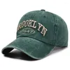 Ball Caps 5 couleurs broderie Brooklyn Wash Vintage Baseball Cap