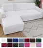 2pcs Sofa -Abdeckung für Wohnzimmer Couch Deckel Elastizität L -förmiger Ecksofas Deckung Stretch Chaise Longue Sectional Slipcover 201194178150