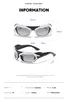 Sunglasses Fashion Brand Designer Steampunk Y2k HD UV400 Gradient Trending Eyewear Creative Design Shades Sun Glasses