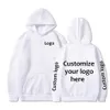 Custom Hoodie Diy Text Couple Friends Family Image Print Men Clothing Customize Sports Leisure Sweater Style Sportsshirt 231220