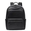 Backpack Natural Skin Genuine Leather Men Large Capacity 15.6 Inch Laptop Male Travel Bags For Teenager School Bag