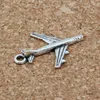 Legierung Flugzeug Charms Anhänger für Schmuckherstellung Armband Halskette DIY Zubehör 16x22mm Antik Silber 200Stk A-115300A