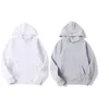 Other Festive & Party Supplies Partys Shirts For Diy Polyester Sublimation Blank Hoodies White Hooded Sweatshirt Women Men Letter Prin Dhvvk