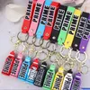 Keychains Lanyards Prime Drink Rubber Keychain Cute Bottle Key Chains Ornament Car Bag Pendant Keyring Z0033 JJ 12.21