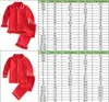 Pyjamas en coton rouge pour tout-petits, assortis pour garçons et filles, pour bébés, famille, enfants, pyjama de noël, 231220