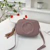 Luxurys designers blondie tassel handväskor väska kvinnor läder sooho disco axel väska fransad messenger handväska designer crossbody väskor plånbok kväll väskor cc