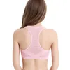 Tenue de yoga Femmes Sports respirants Bra Absorbant Sweat Sweat Tocoping Gym rembourré Running Fitness Double couche Souppeur Sports Sports Sports sous