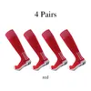 4 Pairs Of Long Competition Training Nonslip Silicone Soccer Socks Plaid Pattern Outdoor Sports Breathable Football 231220