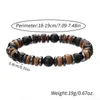 Strand Bohemian Coconut Shell Drewno Chip Black Gallstone Bracelets Mężczyźni w stylu etnicznie w stylu Vintage Mieszany kolor naturalny Bransoletka Bransoletka