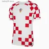 Fans Tops Tees 2022 Coupe du monde Croatie Jersey de football 2223 Accueil 10 Modric 7 BREKALO 4 PERISIC Chemise à l'extérieur 11 BROZOVIC 9 KRAMARIC 18 REBIC 17MANDZUKIC équipe nationale de football