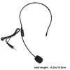 Microphones Speaker Microphone Voice Headset Earphone Noire Loudspeaker Wired Blaclight