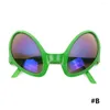 Sunglasses Alien Party Glasses Funny ET Holiday Dance Aliens Costume Alternative Shapes Rainbow Lenses Supplies