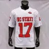 American Wear NC State North Carolina Wolfpack NCAA College Football Jersey Philip Rivers RUSSEL WILSON Devin Leary Pitts Jrd Emies Umokarng