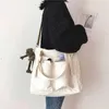 Evening Bags Large Capacity Canvas Waterproof Bag Female Messenger Korean Student Japanese One-shoulder