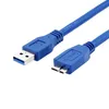 Kabel danych USB 3.0, kabel dysku twardego, para kopiująca samca głowa do mikro 3.0B Kabel przedłużacz